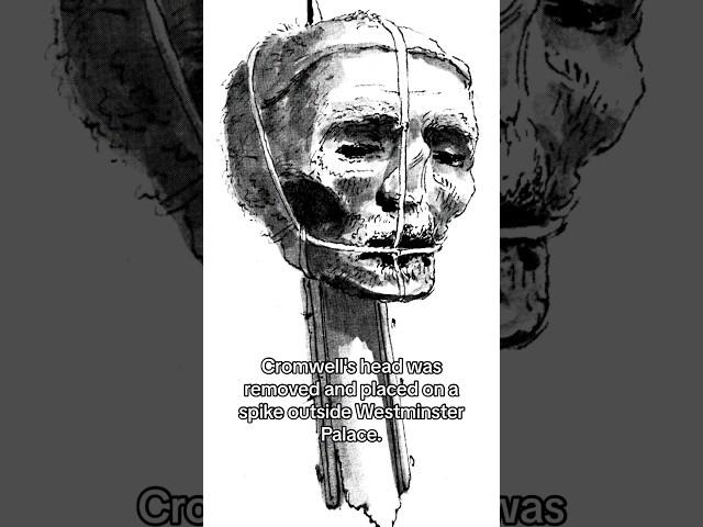 The bizarre execution of Oliver Cromwell…
