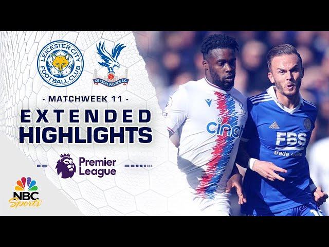 Leicester City v. Crystal Palace | PREMIER LEAGUE HIGHLIGHTS | 10/15/2022 | NBC Sports