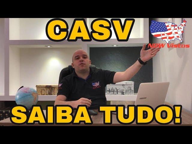 CASV - Visto Americano. O que levar? O que pode entrar? Para que serve? VEJA TUDO!