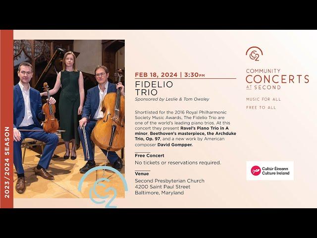 Fidelio Trio - February 18, 2024