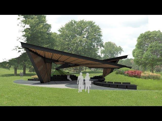 MPavilion 2018 design by Carme Pinós of Estudio Carme Pinós