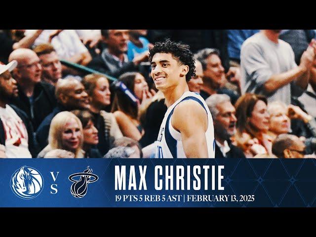 Max Christie (19 Points) Highlights vs. Miami Heat | February 13, 2025