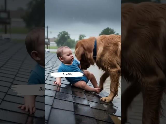 Hero Dog Saves Baby in Miraculous Rescue  | Real-Life Guardian Angel!