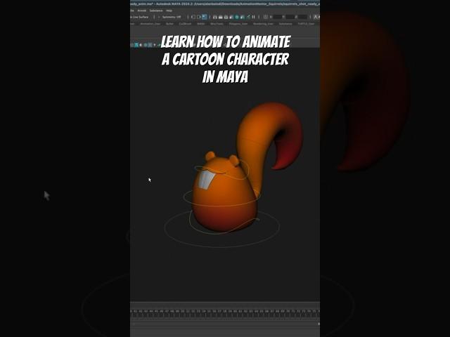 Learn how to animate a cartoon character #3danimation #3d #3dtutorials #animation #animated