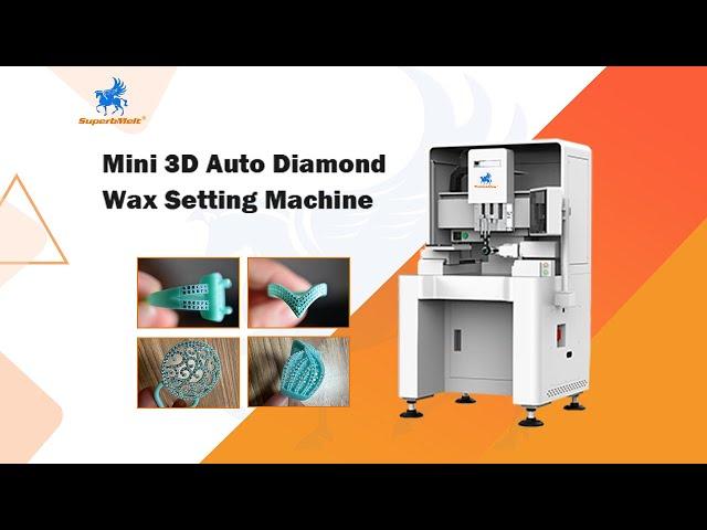 SuperbMelt Mini Auto Stone Wax Setting Machine for revolutionizing your jewelry production !