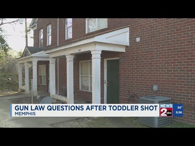 Gun law questions after toddler shot in Memphis