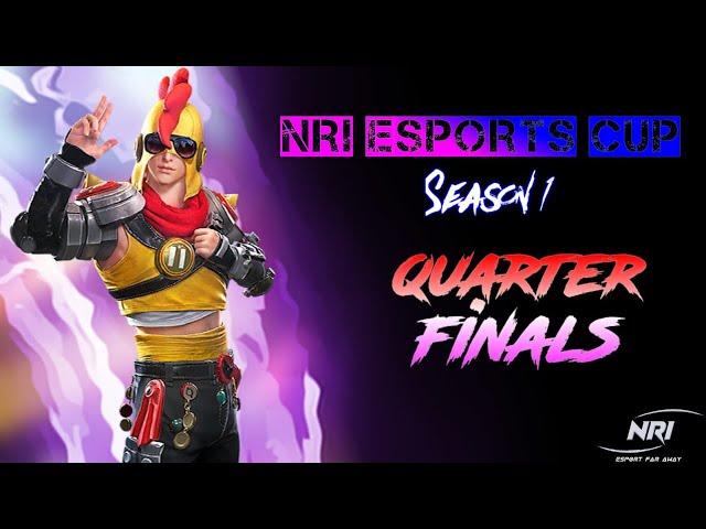 PUBG MOBILE LIVE NRI ESPORTS CUP ESASON 1 QUARTER FINALS