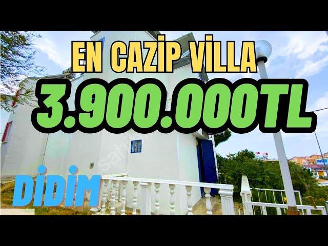 Acil satılık deniz manzaralı villa !! 3.900.000 TL | #didimsatılıkvilla