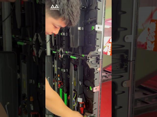 Lightweight and quick to install, it is the first choice for temporary activities#ledrentalscreen