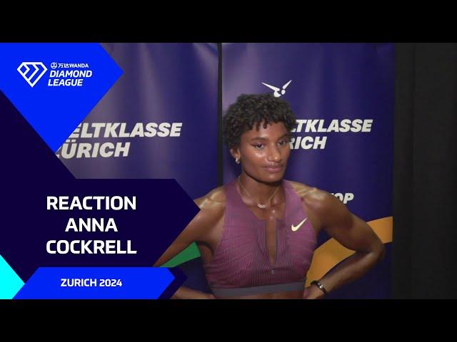 2024 Zurich: Interview With Anna Cockrell (women's 400m Hurdles) - Wanda Diamond League