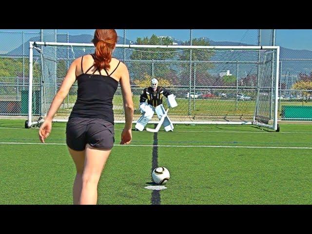 PAVEL BARBER vs. KANE VAN GATE | Soccer Shootout Challenge