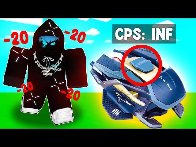 I secretly used INFINITE CPS in Roblox Bedwars..