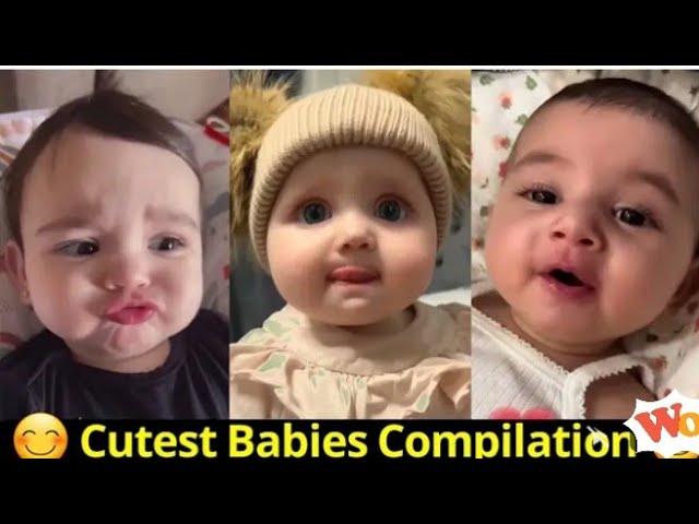 Cute baby funny reaction video || The cutest babies laugh ever #mohammadisafiya