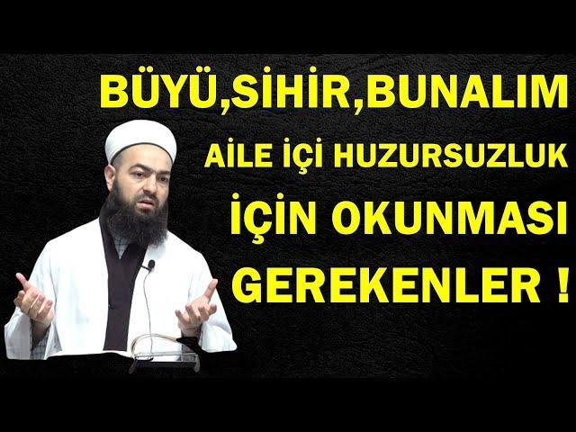 BÜYÜ VE SİHİRDEN ŞÜPHELENİYORUM ÇOK HUZURSUZUM DİYORSAN İZLE ! Celil Tokmak Hoca