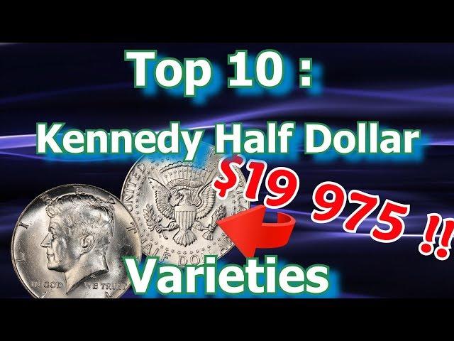 Top 10 Kennedy Half Dollar Variety Coins To Look For