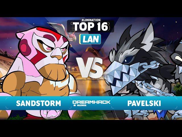 Sandstorm vs Pavelski - Elimination Top 16 - Dreamhack Valencia 2023 - LAN 1v1