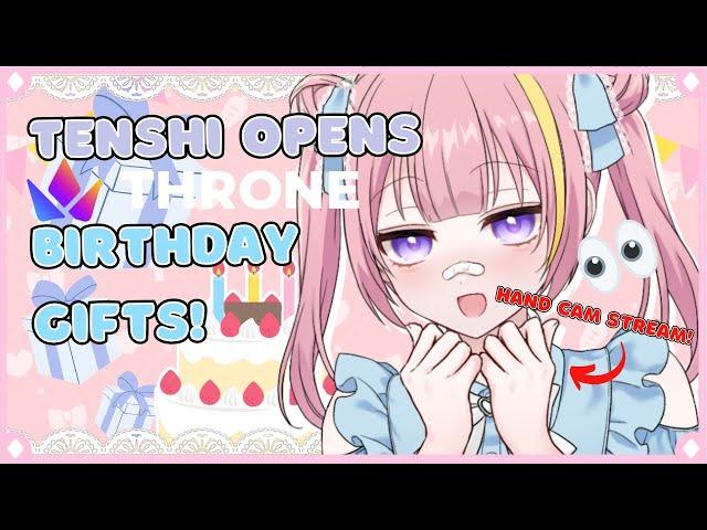 【HANDCAM STREAM】 Tenshi OPENS Birthday GIFTS!  - Angelic Hunnii