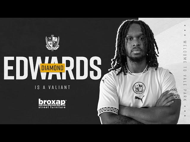 First Words | Diamond Edwards speaks to PVTV after signing a permanent deal at Vale Park