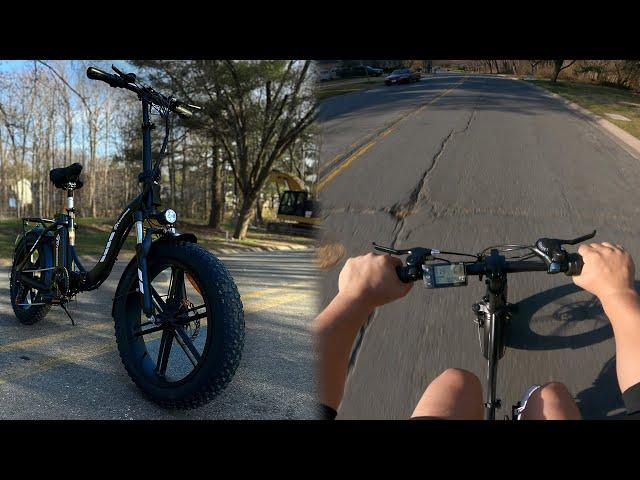 I Was Wrong about Folding ebikes!  - Evercross EK6 Electric Folding Bike First Ride