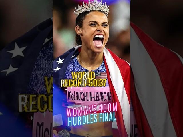 Record Mundial! USA en el atletismo femenino 400m con vallas. Sydney McLaughlin Levrone #olympics