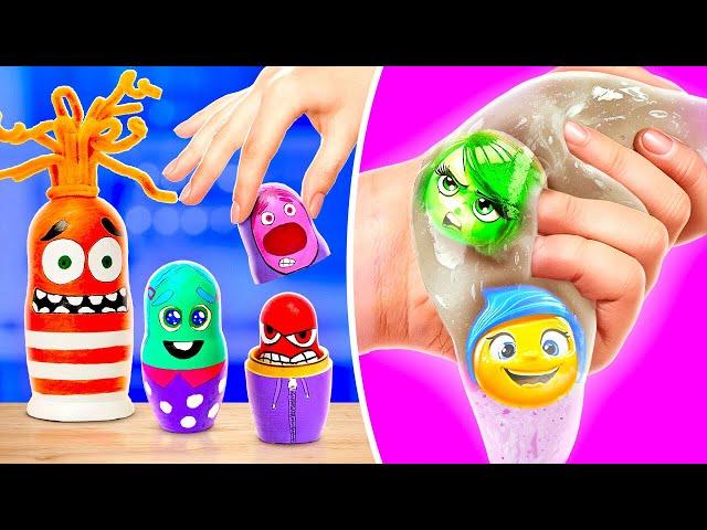 Inside Out 2 Slime  *Best Inside Out 2 Crafts And DIY Paper Fidgets*