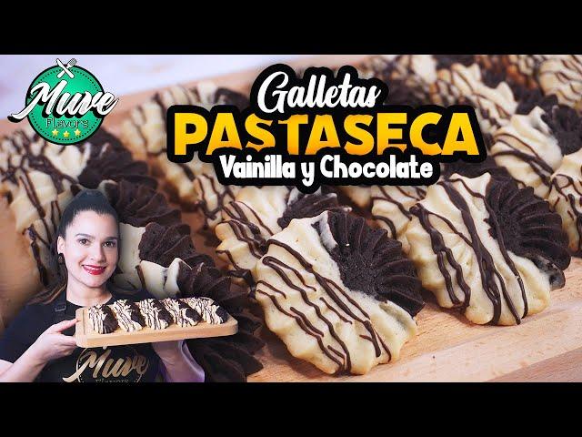 GALLETAS PASTASECA DE VAINILLA Y CHOCOLATE | PASTISETAS  DE MANTEQUILLA | Muve Flavors