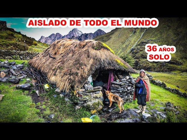 36 años VIVIENDO SOLO en un inhóspito rincón de los ANDES PERUANOS | Jordy Aventurero