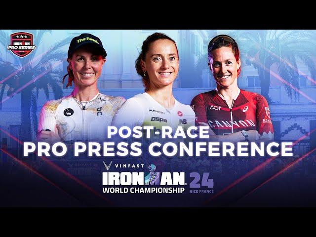 Post Race Press Conference | 2024 VinFast IRONMAN World Championship, Nice, Women's Edition