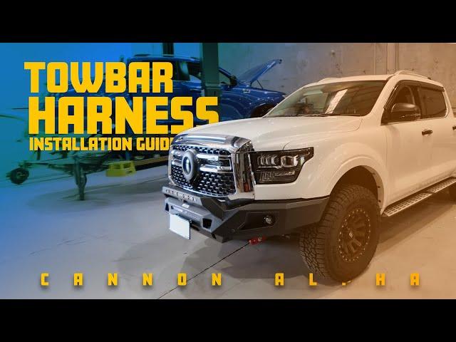 GWM CANNON ALPHA PLUG AND PLAY TOW BAR DIY HARNESS