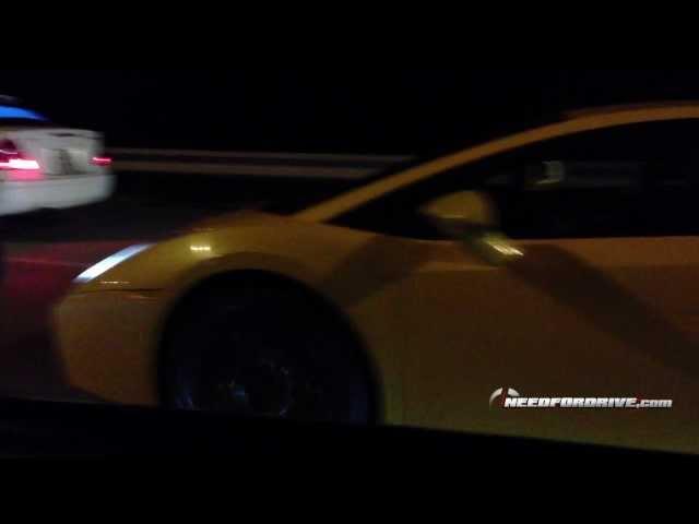 "NeedForDrive.com Team" LOMA(E55 AMG 600HP) vs Lamborghini Gallardo