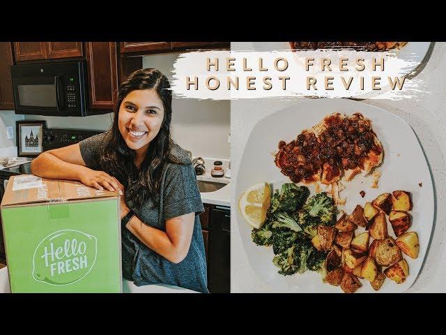 TRYING HELLO FRESH FOR THE FIRST TIME  ||  UNBOXING, PREP, AND COOK WITH ME  *NOT SPONSORED*