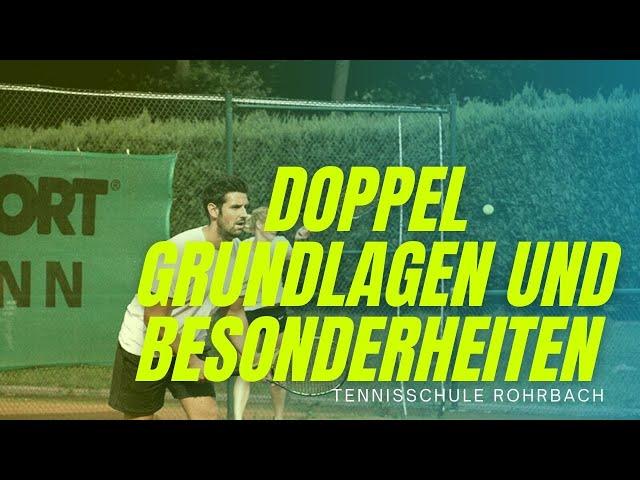 Doppel - Endlich wieder erlaubt! Grundlagen und Besonderheiten des Tennis-Doppel