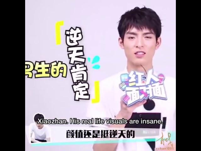 [ENGSUB] Xiao Zhan is real visual king of beauty