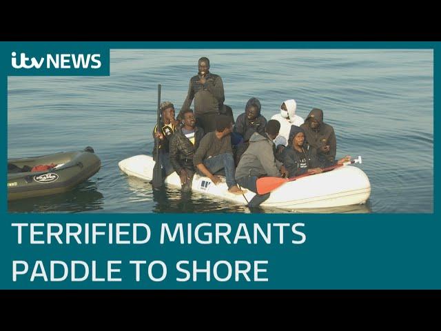 Migrants make most of calm weather to cross English Channel in hope of fresh opportunity | ITV News