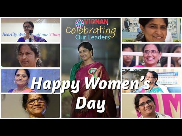 Shaping the Future: A Tribute to Our Women Leaders - Women's Day 2023 | Vignan Schools Hyderabad