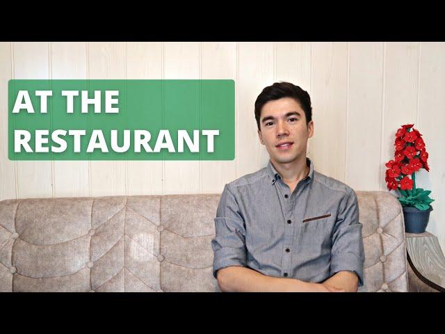 Basic Tajik vocabulary for restaurants