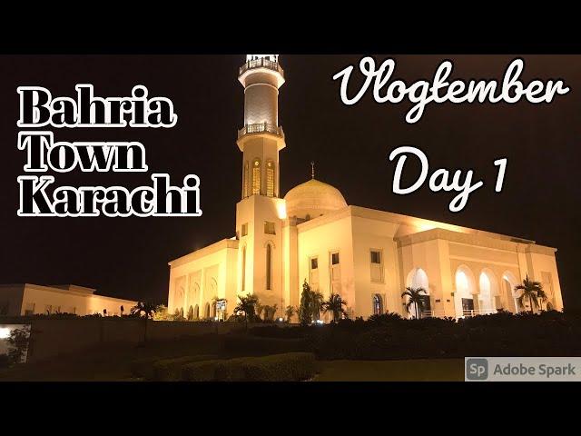 Visit Bahria Town Karachi | Vlogtember Day 1 | Moba Saleem