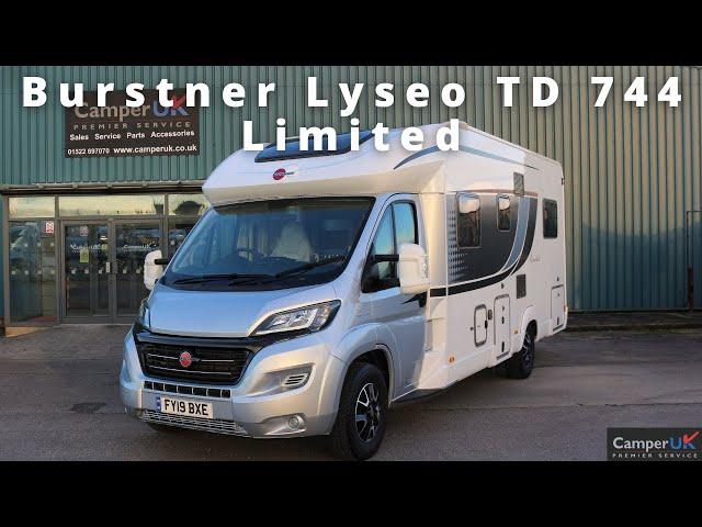 Burstner Lyseo TD 744 Limited Motorhome For Sale at Camper UK