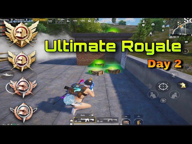 1 vs 4 Pro Player - Ultimate Royale Rank Push (Day 2)