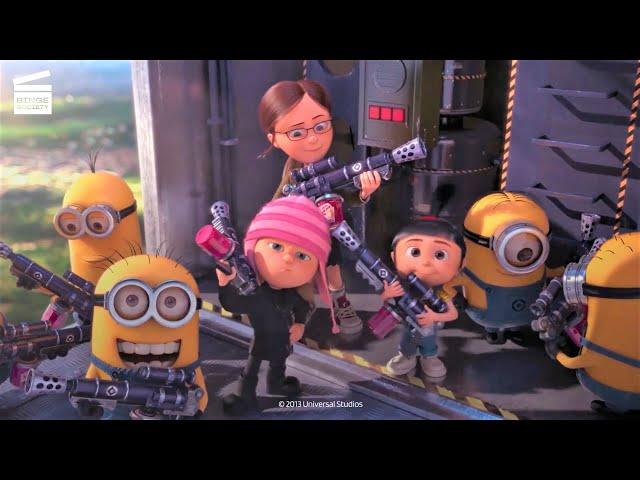 Despicable me 2 | The Purple Minion Army attack | Cartoon for kids