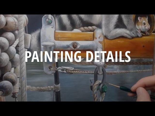 Painting details by Wim Bals