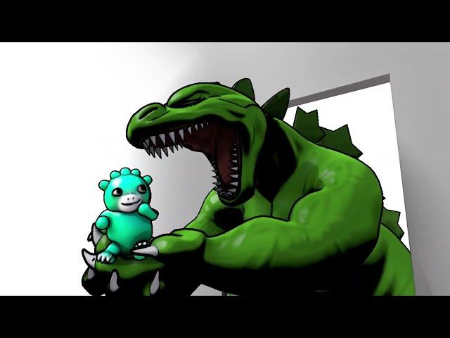 Godzilla and Chibi Godzilla (Fan Animation)