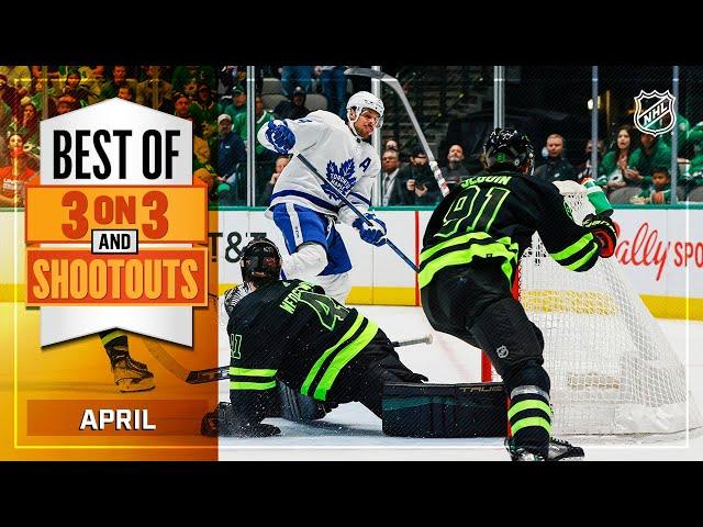 Best 3-on-3 Overtime and Shootout Moments from April | NHL