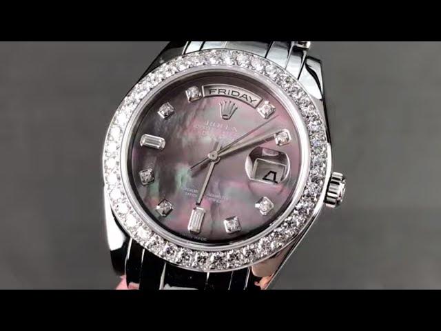 Rolex Pearlmaster Masterpiece Day-Date Mother of Pearl Diamonds 18946 Rolex Watch Review