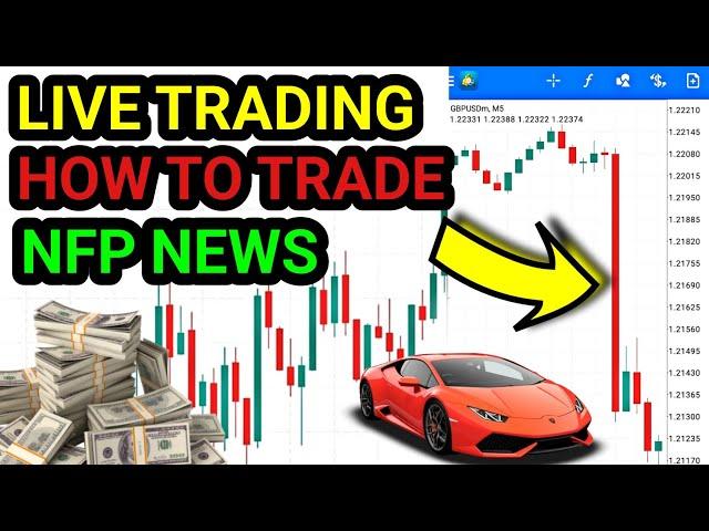 Very Clever Strategy You Can Not Loose When NFP News Comes Out | Live Trading