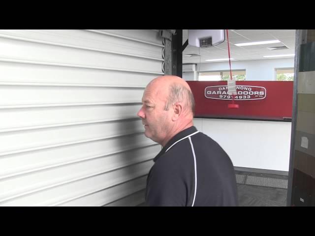 Operating a Roller Garage Door Manually