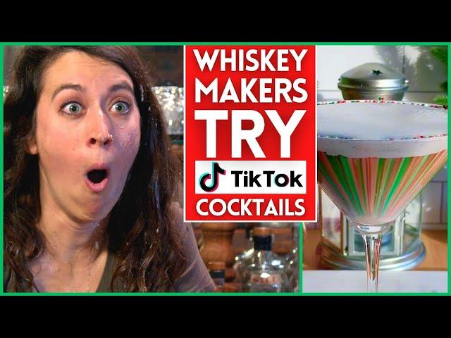 Whiskey Maker's try TikTok HOLIDAY cocktails for naughty list legends