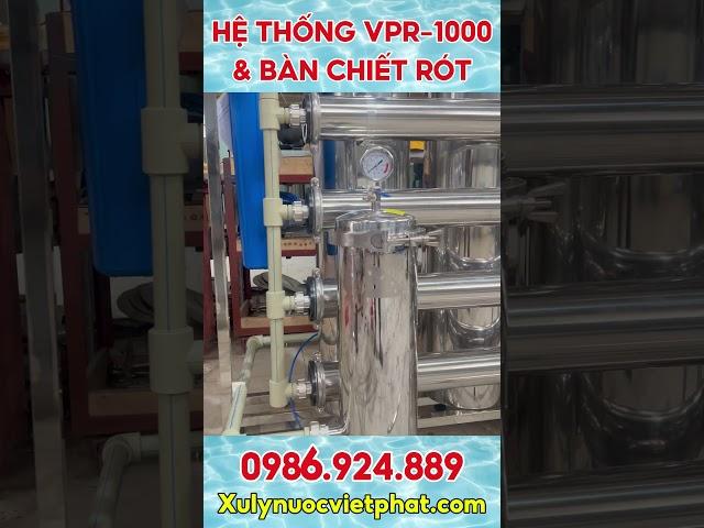 Hoàn Thiện Hệ Thống Lọc Nước Ro VPR-1000 Cùng Bàn Chiết Rót #shorts #locnuocro