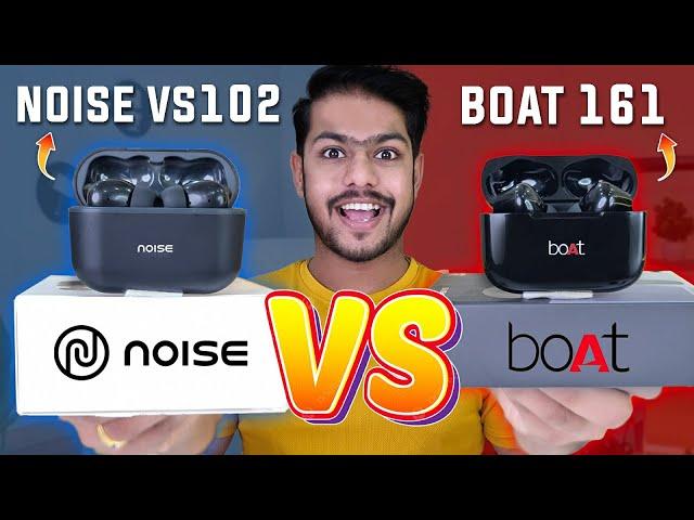 Boat 161 VS Noise Vs102 Airdopes Comparison| Best Wireless Earbuds Under 1000 Rs |