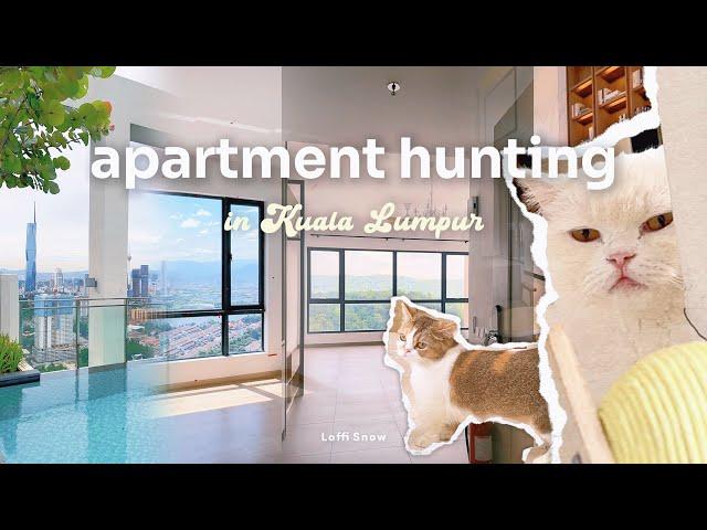 vlog | apartment hunting , touring 9 apartments with prices | cat cafe hopping  | apple store @TRX